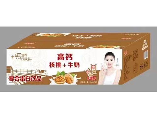 吉林高鈣核桃+牛奶復合蛋白飲品