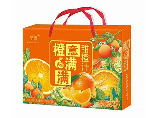 終情情意滿(mǎn)滿(mǎn)甜橙汁果味飲料