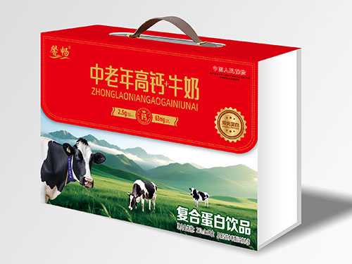 吉林中老年高鈣+牛奶復合蛋白飲品木盒