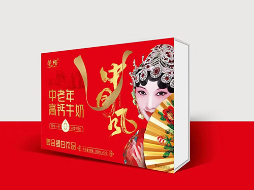 吉林中老年高鈣牛奶復合蛋白飲品木盒